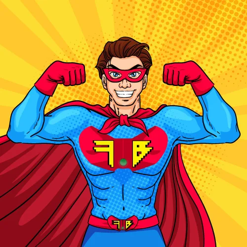 Super héroe Frikibits Cómic